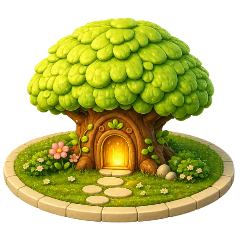 The Secret Treehouse: track daily learning, streaks, and stars