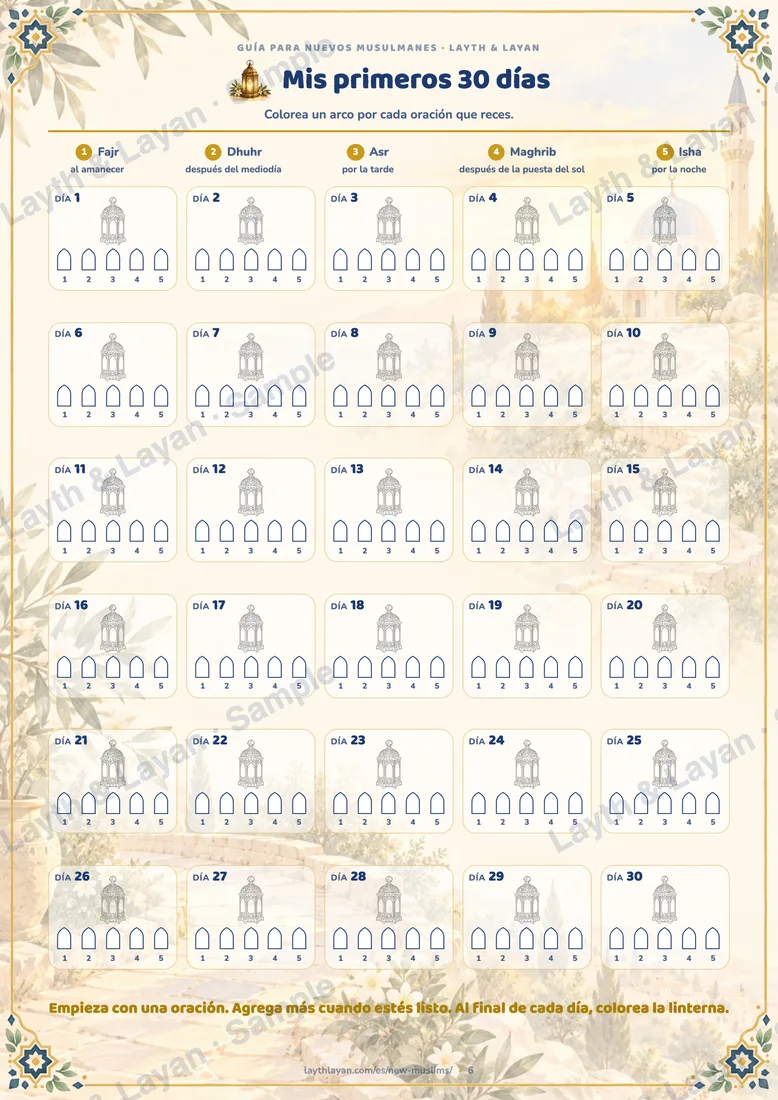 Una página de adentro del libro