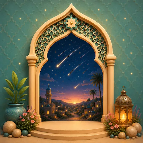 Illustration for Surah Al-Buruj, surah 85 of the Quran