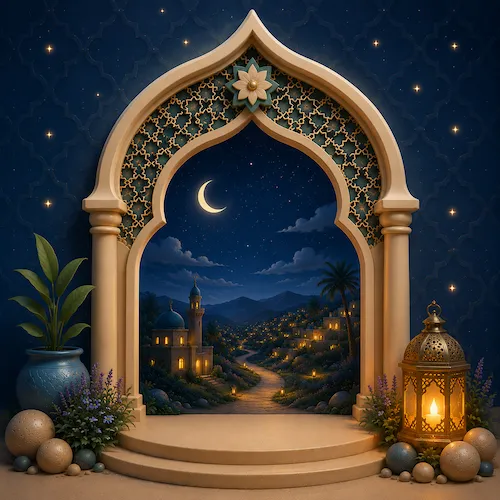 Illustration for Surah Al-Layl, surah 92 of the Quran
